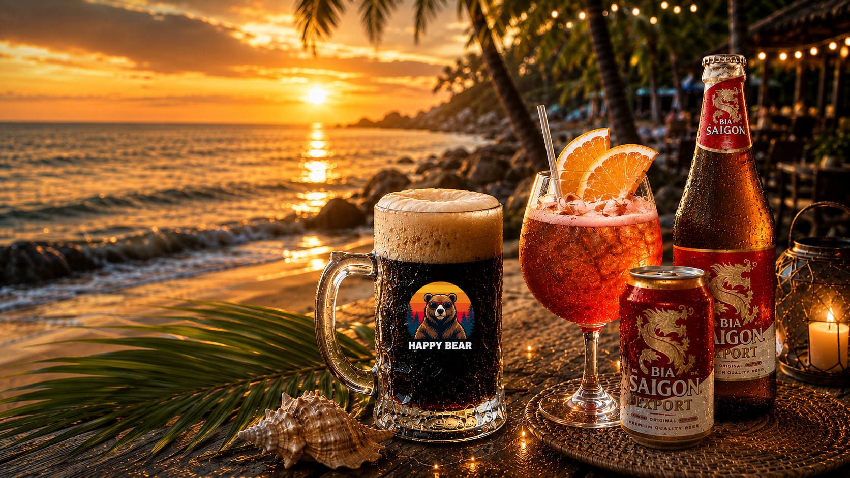 Good drinks. Great views.<br>Island cheers.